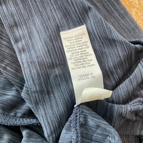 Athleta Navy  Energize Tank With Stripe Bra XXS - Picture 7 of 7